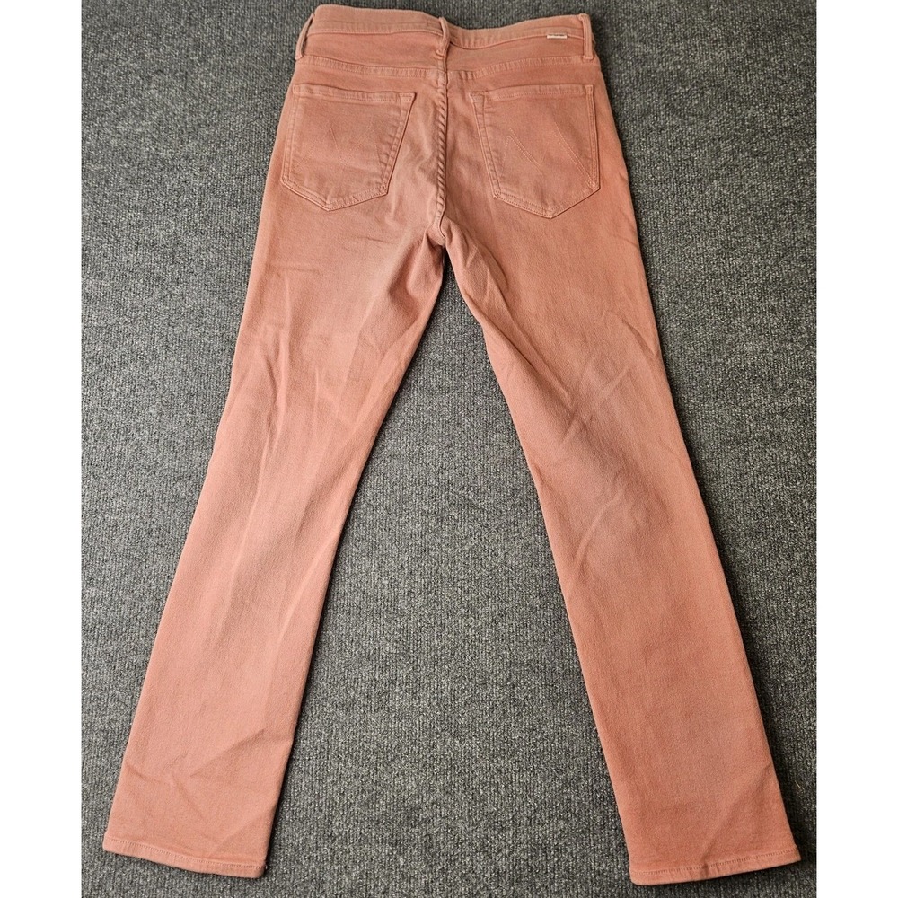 Mother The Stash Mid-Rise Dazzler Ankle Jeans Size 28 Pink Salmon Apricot - Picture 7 of 11